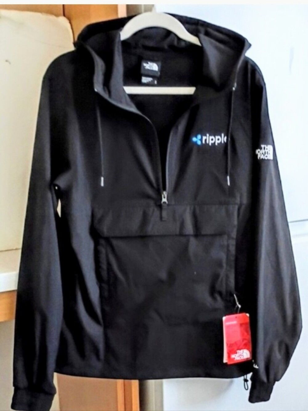 The North Face Windwall 1/3 Zip Jacket Pullover Men sz S